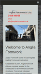 Mobile Screenshot of angliaformwork.co.uk