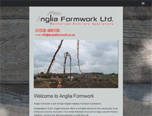 Tablet Screenshot of angliaformwork.co.uk